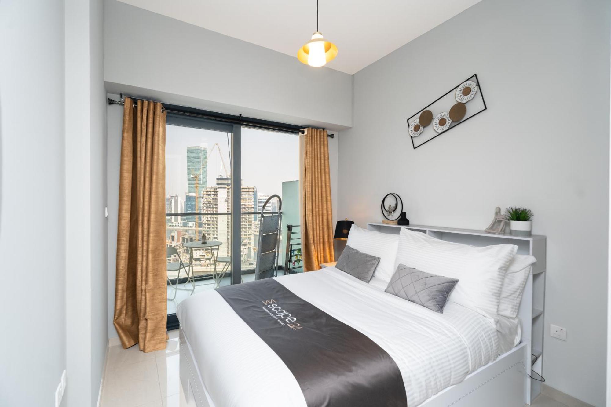 Escape24 - 1br In Zada Tower, Business Bay Near Metro & Burj Khalifa Apartment *