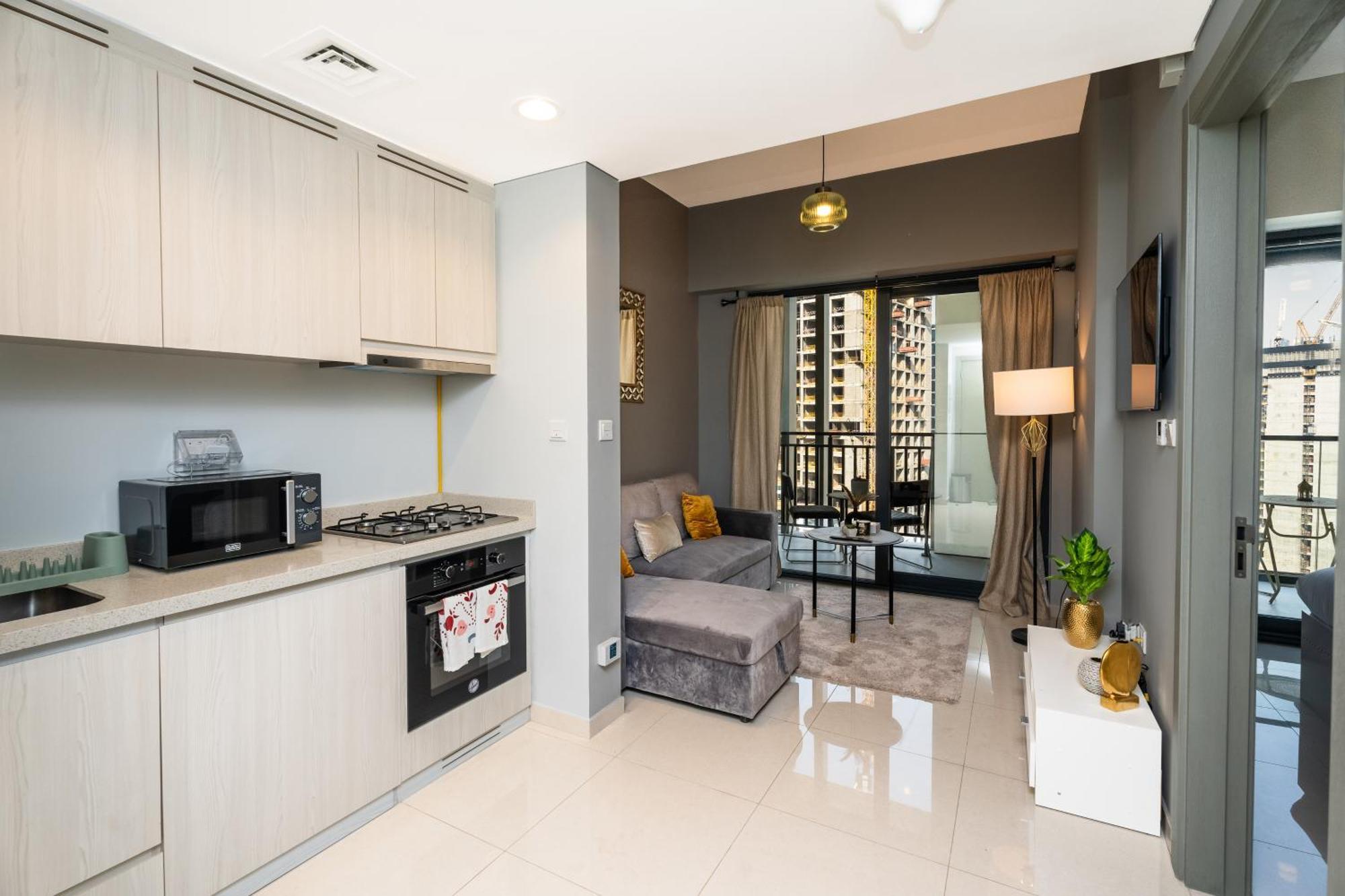 Escape24 - 1br In Zada Tower, Business Bay Near Metro & Burj Khalifa Apartment